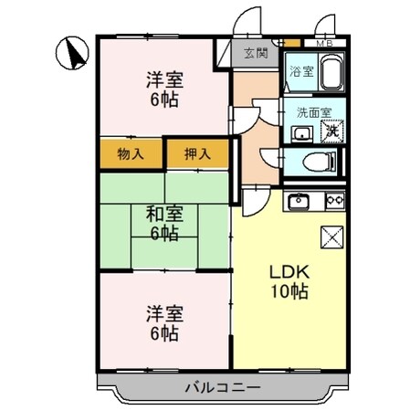 シーダータウンの物件間取画像